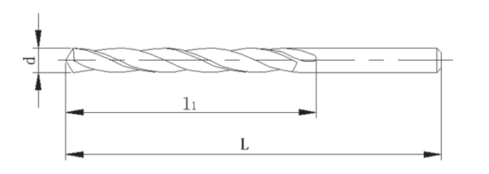 上工直柄麻花钻