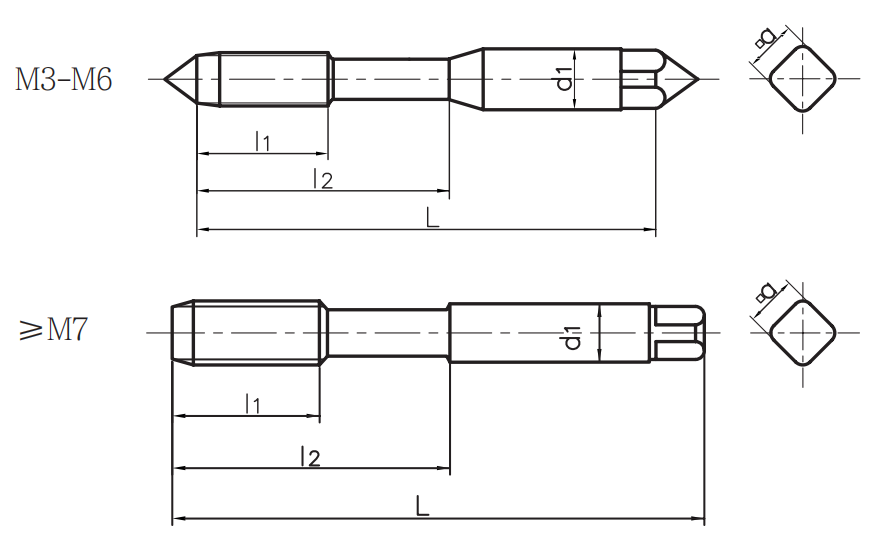 上工不锈钢螺旋槽丝锥