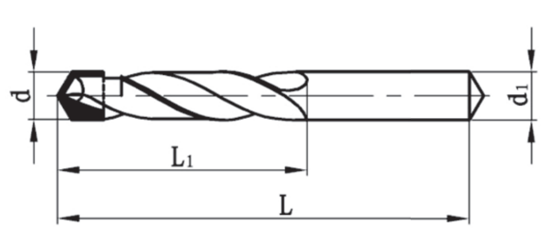 上工硬质合金直柄麻花钻